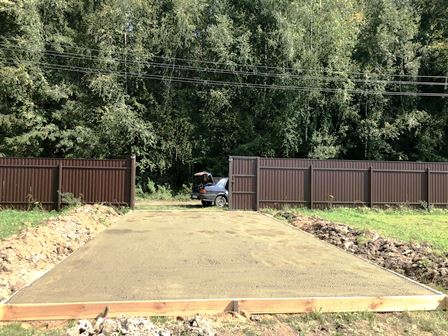 парковка под машину на даче Парковка под машину в Москве